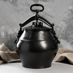 Афганский казан, 15 л, алюминий, чёрный