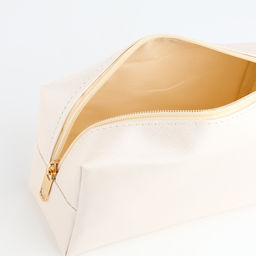 Косметичка женская на молнии, маленькая, объёмная, белая - Simaland фото 3