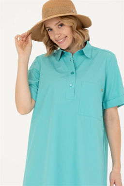 Женское мятное тканое платье - U.s. polo assn фото 4