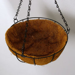 Кашпо подвесное, d=25 см, с кокосовым вкладышем, Полусфера, Greengo  фото 4