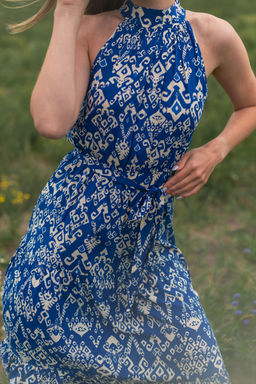 Платье Тахира (синий) - Nadi bordo фото 3