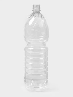 Цена за 50 шт. Бутылка для пива одноразовая, пластик ПЭТ, 1.5 л, горло 0.28 см, прозрачная