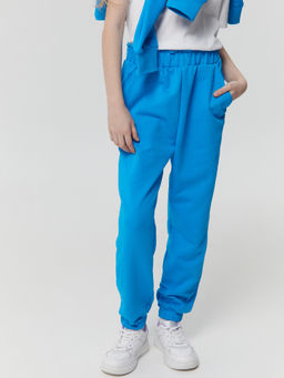 Брюки для девочек в голубом цвете - Mark formelle фото 2