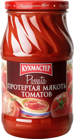Протертая мякоть томатов Кухмастер Passata 460 г
