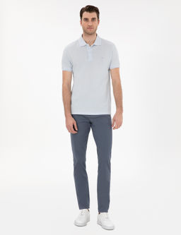 A__k Mavi Slim Fit %100 Pamuk Polo Yaka Basic Ti__rt - Pierre cardin фото 4