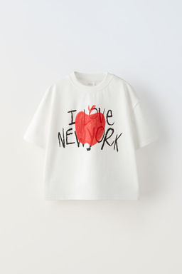 NEW YORK APPLE T-SHIRT - Zara фото 3