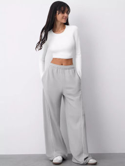 Спортивные брюки с декоративными кантами