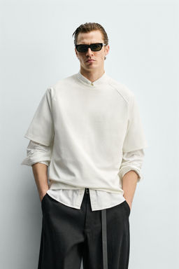 INTERLOCK PIPING T-SHIRT - Zara фото 11