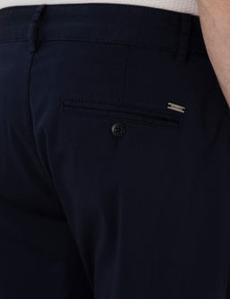 Lacivert Regular Fit Kanvas Pantolon