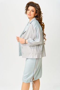 Костюм FITA 4031 серо-мятный