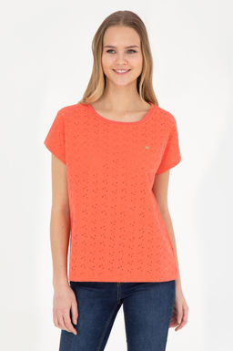 Женская футболка с цветком граната - U.s. polo assn фото 10