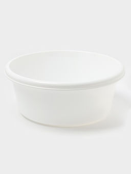 Таз круглый, 11 л, d=36.2 см, h=14.9 см, белый