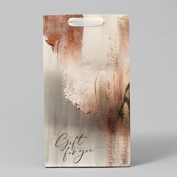 Пакет под две бутылки Bronza, 35 х 20 х 9 см - Дарите счастье фото 2