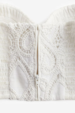 Top bustier bordado - H&m фото 7