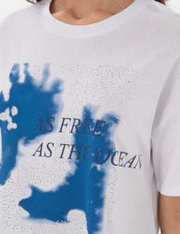 Beyaz Comfort Fit Ti__rt - Pierre cardin фото 7