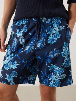 K?sa Boy Desenli Erkek Deniz ?ortu