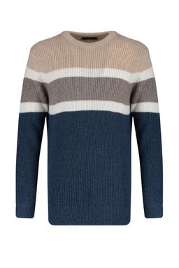 TRENDYOL MAN Gri Slim Fit Yunlu Bisiklet Yaka Panelli Renk Bloklu Triko Kazak TMNAW22KZ0343 - Trendyolmilla фото 13