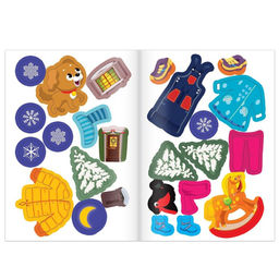 Новогодние аппликации наклейками Дедушка Мороз - Буква-ленд фото 9