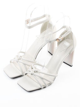 08-M56F-229R WHITE Босоножки женские (натуральная кожа)