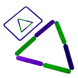 Игровой набор с палочками Изучаем счёт и цвета, счётные палочки, по методике Монтессори - Iq-zabiaka фото 5