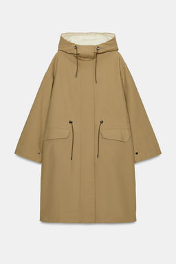 PARKA COMBINADA ZW COLLECTION / Beige - Zara фото 9