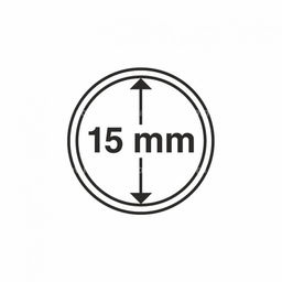 Капсула CAPS для монет диаметром 15 мм LEUCHTTURM 327665