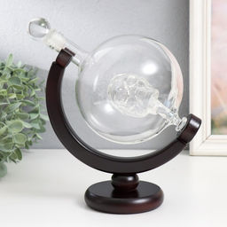 Фигурка «Сувенирный графин. Череп в шаре», 850 мл, 27×16.5×36 см