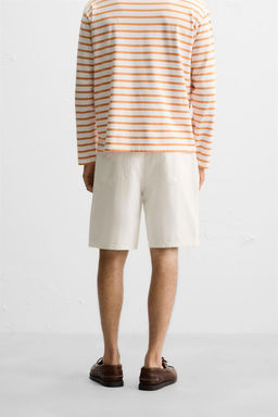 PLEATED RELAXED FIT BERMUDA SHORTS - Zara фото 3