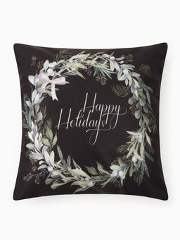 Наволочка декоративная новогодняя Этель. Happy holidays, 4040 см, велюр  фото 2