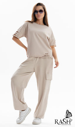Костюм "Вайб" бежевый Цвет:как на фото