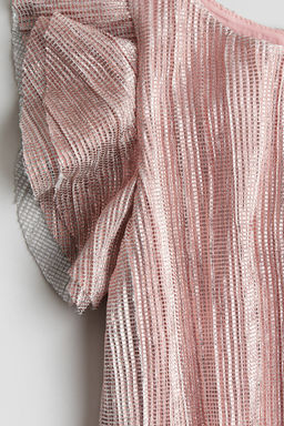 Vestido plisado de corte evase - H&m фото 2