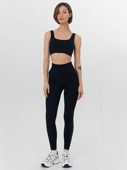 Топ женский спортивный черный - Mark formelle фото 4