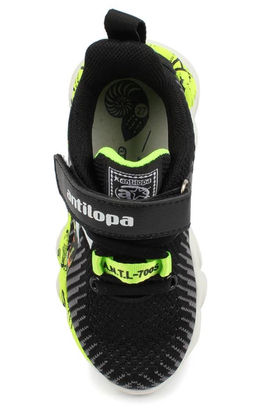 AL 6709 Полуботинки типа кроссовые детские, черный, черный - Antilopa фото 4