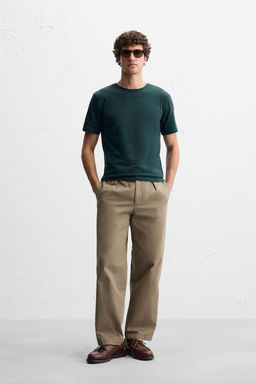 BASIC SLIM FIT T-SHIRT - Zara фото 42