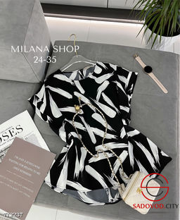 Жеснкая блузка с коротким рукавом - Zum ming фото 2