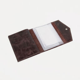 Обложка для автодокументов и паспорта, цвет коричневый - Textura фото 4