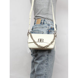 Сумка женская натуральная кожа GU 2066-6756, 1отд, плечевой ремень, белый SALE 261163 - Adelia фото 10