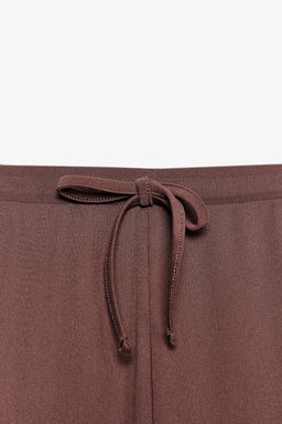 TEXTURED STRAIGHT LEG TROUSERS - Zara фото 7