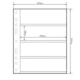 Лист для банкнот на 4 ячейки формат Optima 4C LEUCHTTURM 318071