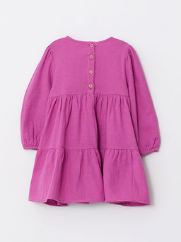 Bisiklet Yaka Uzun Kollu Basic K?z Bebek Elbise - Waikiki фото 2