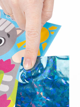 Набор для творчества. Аппликация фольгой "Принцесса" размер 138х165 мм (конверт, 6 цв)