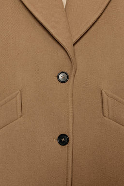 OVERSIZE WOOL BLEND COAT ZW COLLECTION LIMITED EDITION - Zara фото 7