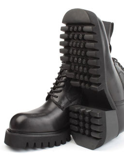 01- GZ6115-G71 BLACK Ботинки демисезонные женские (натуральная кожа)