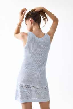 Pointelle-detail dress - H&m фото 4