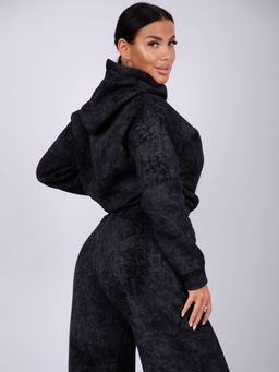 Костюм Винтаж чёрный, футер начес (М) - Малина фото 9