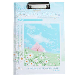 Планшет с прижимом формат А4 картон Природа, МИКС - Calligrata фото 3