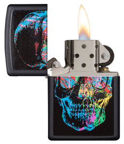 Зажигалка ZIPPO Цветной череп | Skull Design 28042  фото 2