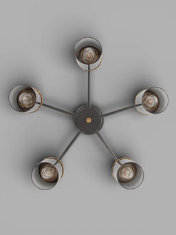 Люстра 74662/5, 5×40 Вт, E14, основание чёрное