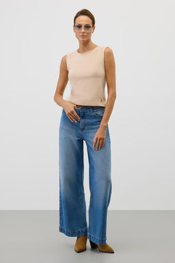 ЕВТ 3329/темно-бежевый майка жен