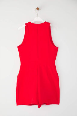 TRENDYOLMILLA Siyah Genis Paca Dugmeli Mini Dokuma Tulum TWOSS25TU00011  фото 6